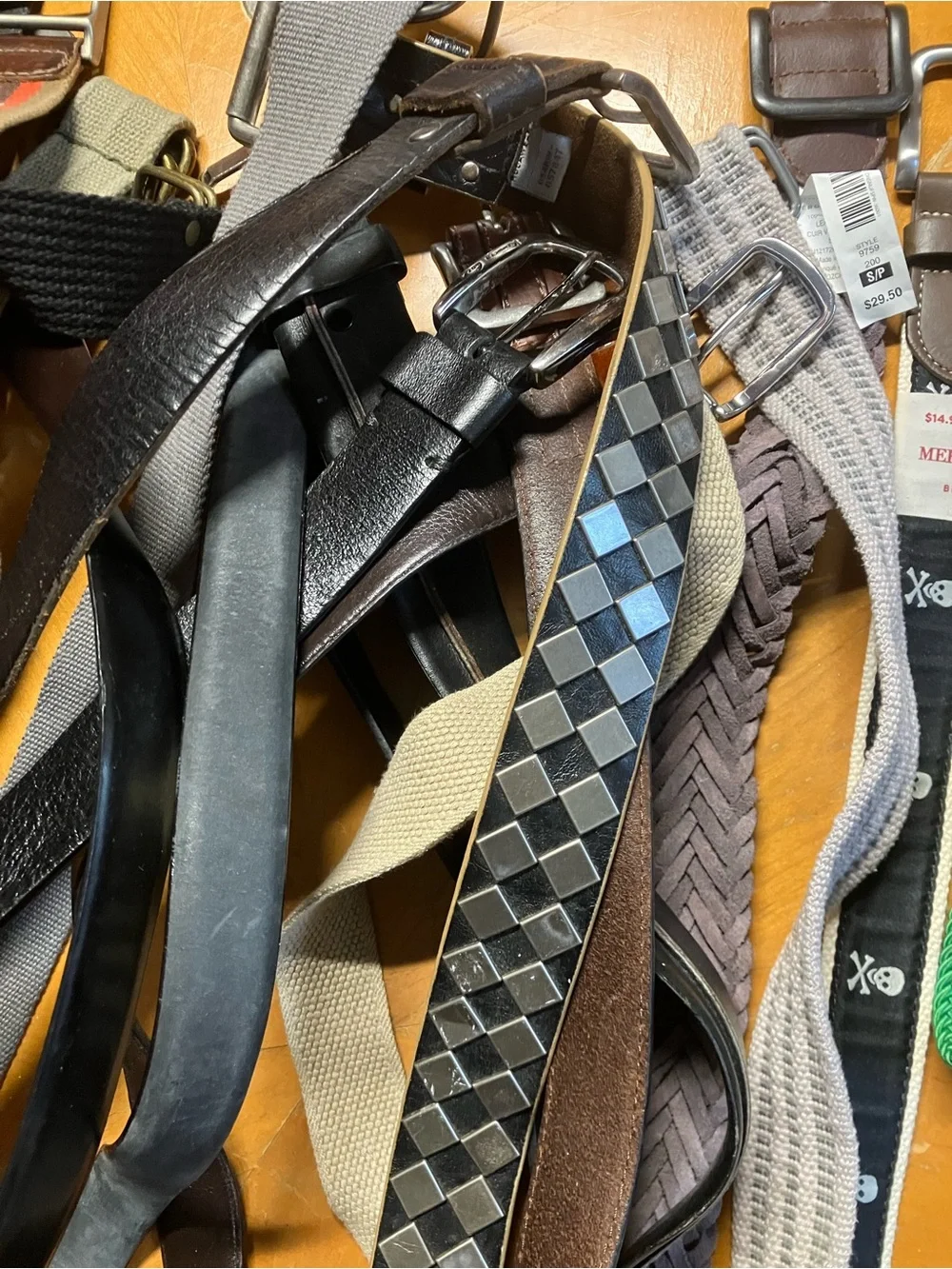 Wholesale Lot 24 Men Belts New Vintage Rocawear Polo Ecko Penguin AE 29-36